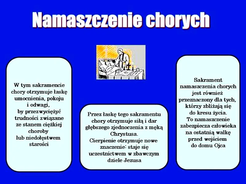 Cel udzielenia sakramentu namaszczenia chorych - duchowe wsparcie w trudnych chwilach