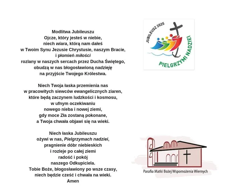 Jak brzmi modlitwa wiernych w tradycji liturgicznej?