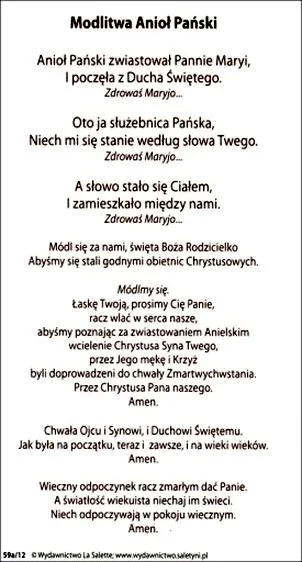 Codzienny rytuał katolika
