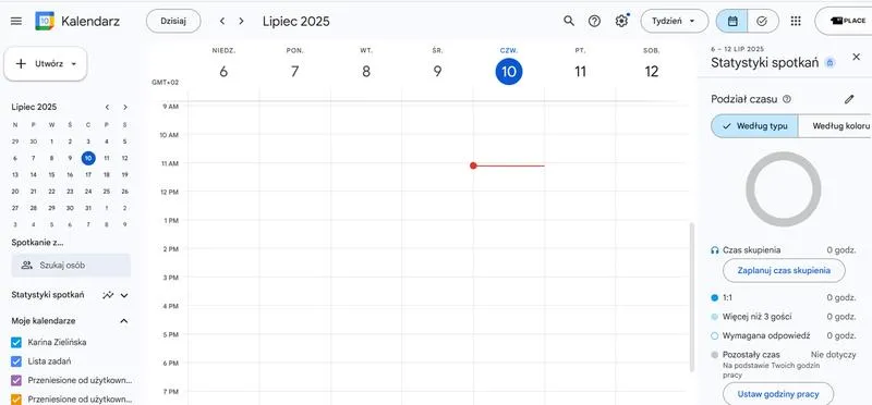 Dodawanie świąt do kalendarza Google