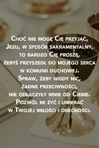 Duchowa komunia święta