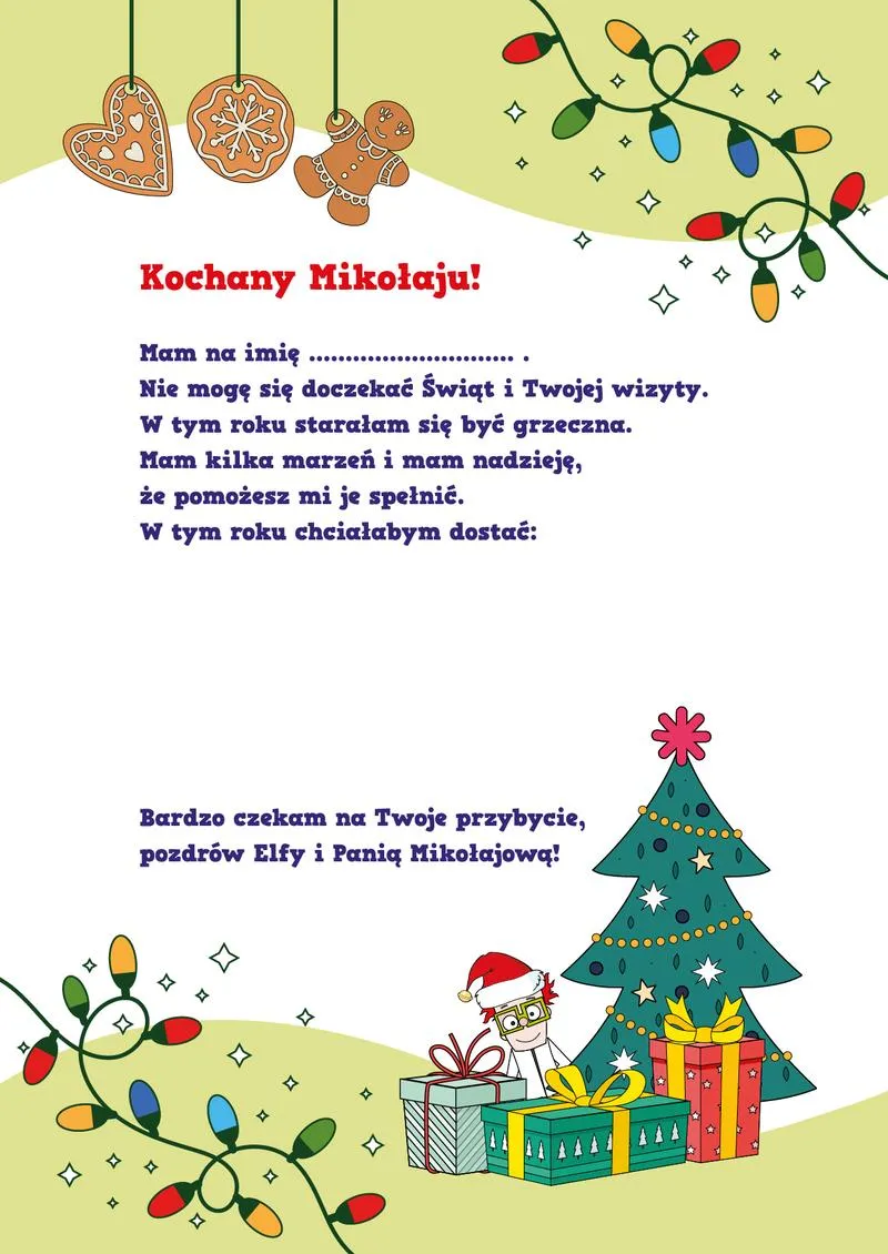 List do Świętego Mikołaja