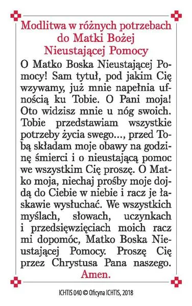 Modlitwa o pomoc
