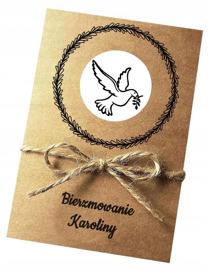 Personalizacja zaproszeń na bierzmowanie