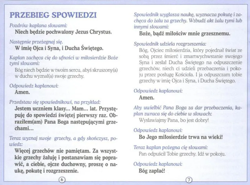 Pierwsza spowiedź dla dzieci
