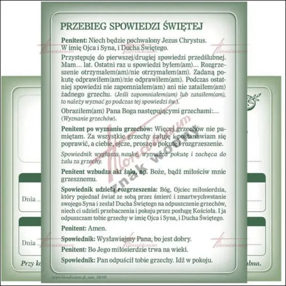 Przygotowanie do spowiedzi