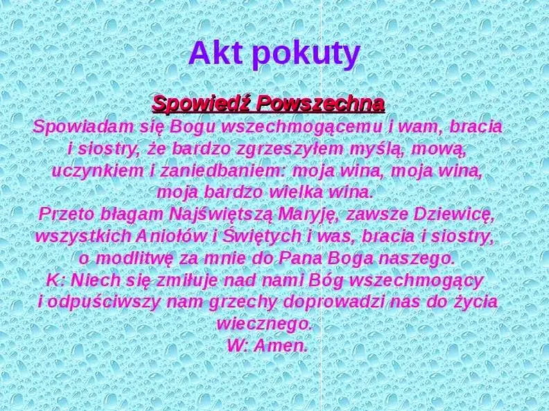 Spowiedź powszechna w Kościele