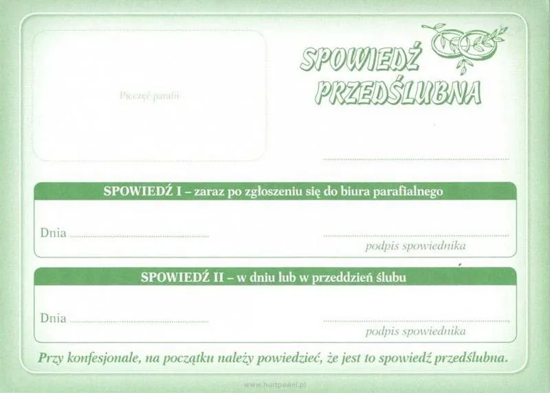 Spowiedź przedślubna