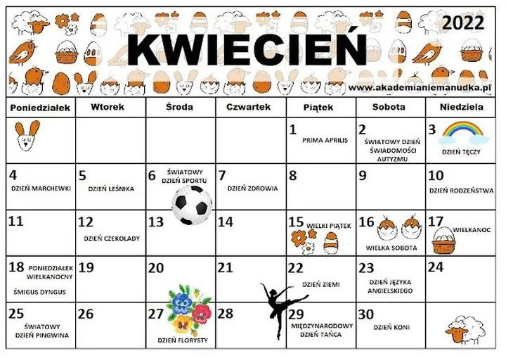 Święta w kwietniu